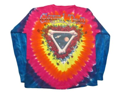 画像2: 1992's "THE GRATEFUL DEAD"  Tye-Dye L/S T-Shirts   タイダイ　size XL   (表記 XL )