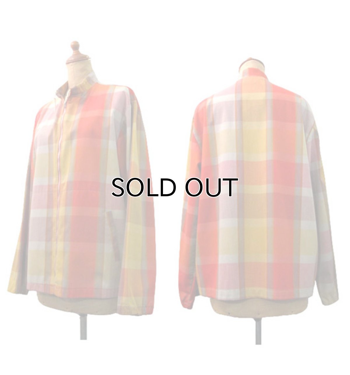 画像2: 1970's Penny's "Surf Breakei" Check  Jacket size M  (表記 M ) (2)