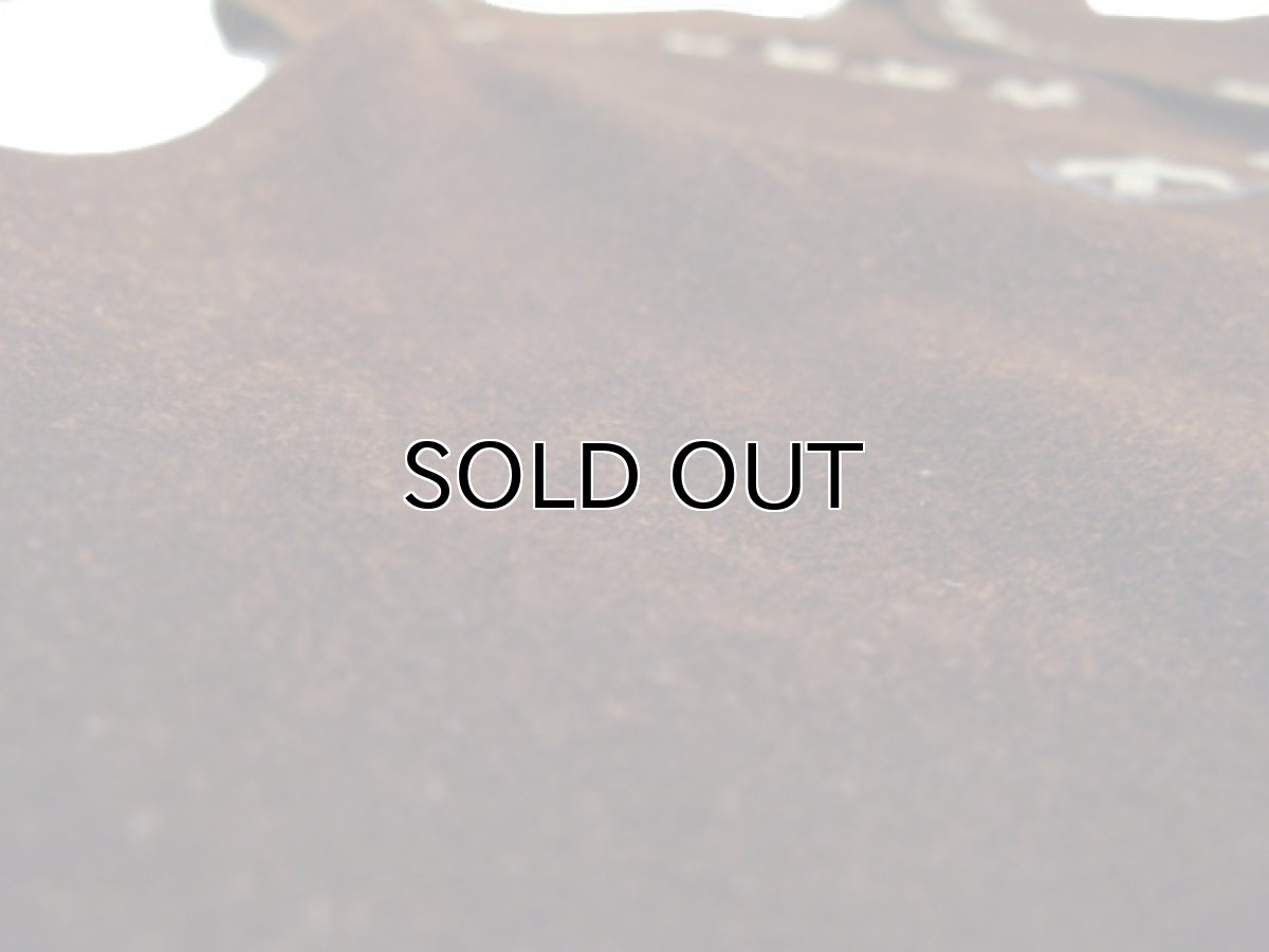 画像5: 1970's Suede Leather Vest  Brown　size L  (表記 無し) (5)