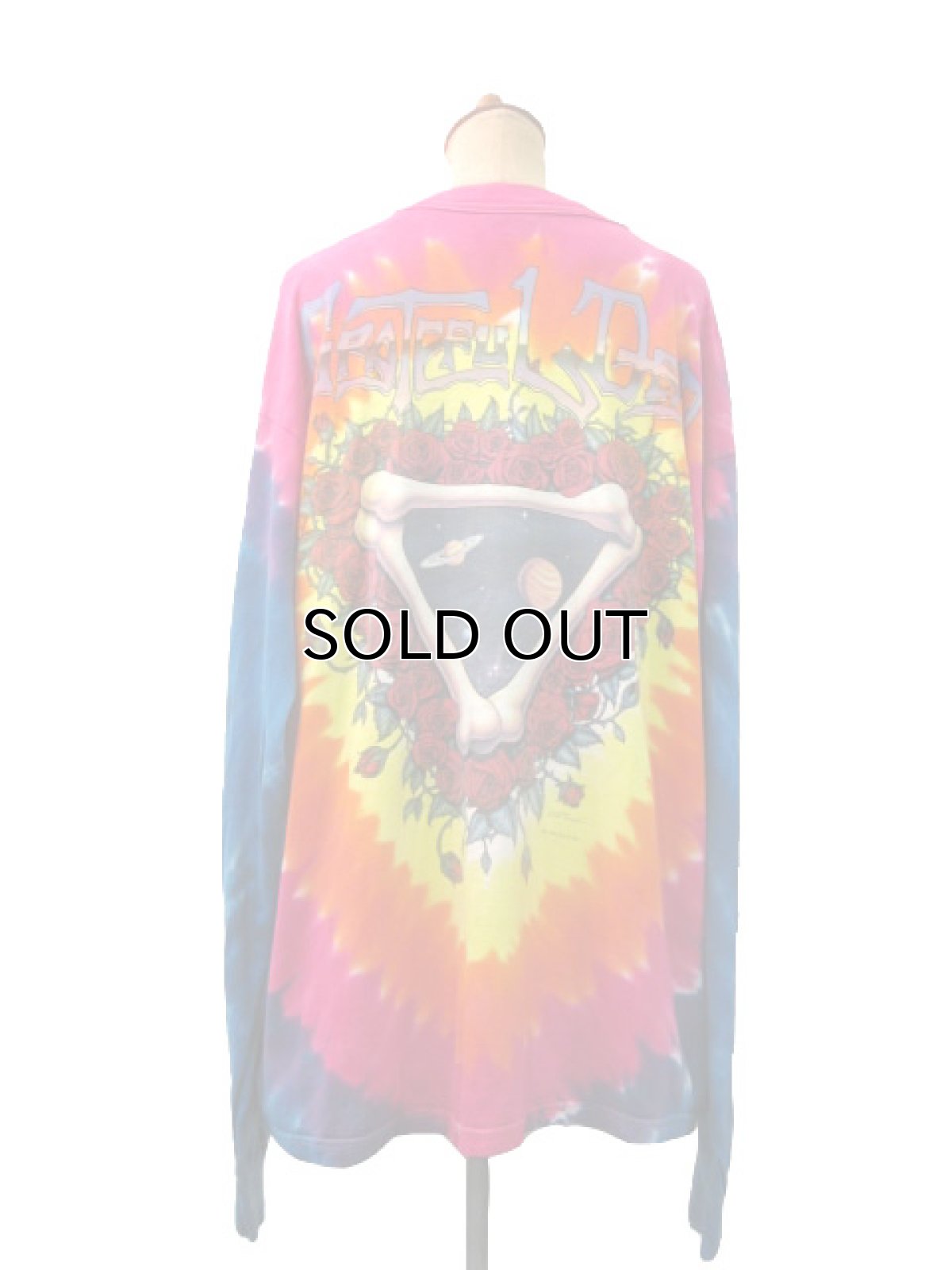 画像2: 1992's "THE GRATEFUL DEAD"  Tye-Dye L/S T-Shirts   タイダイ size XL   (表記 XL ) (2)