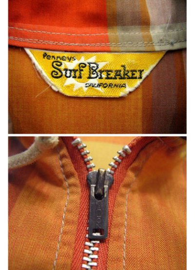 画像3: 1970's Penny's "Surf Breakei" Check  Jacket　size M  (表記 M )