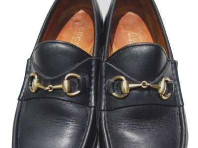 画像2: "GUCCI"　Bit Loafer  made in Italy　BLACK　 size 23.5 cm  ( 表記 W's 7 1/2 )