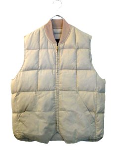 画像1: 1980's "Eddie Bauer" Goose Down Vest  BEIGE　size M  (表記 無し) (1)