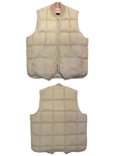 画像1: 1980's "Eddie Bauer" Goose Down Vest  BEIGE　size M  (表記 無し)