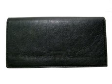 画像2: "JUTTA NEUMANN" Leather Wallet "the Waiter's Wallet"  color : GREEN / YELLOW 財布 ONE SIZE (2)
