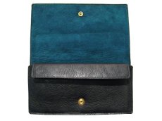 画像4: "JUTTA NEUMANN" Leather Wallet "the Waiter's Wallet"  color : BLACK / EMERALD  財布 ONE SIZE (4)