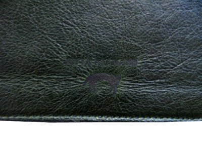 画像3: "JUTTA NEUMANN" Leather Wallet "the Waiter's Wallet"  color : GREEN / YELLOW 財布 ONE SIZE