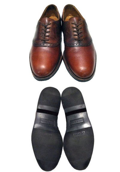 画像1: "COLE-HAAN"　Saddle Shoes made in USA　BROWN　 size 8  ( 26 cm )