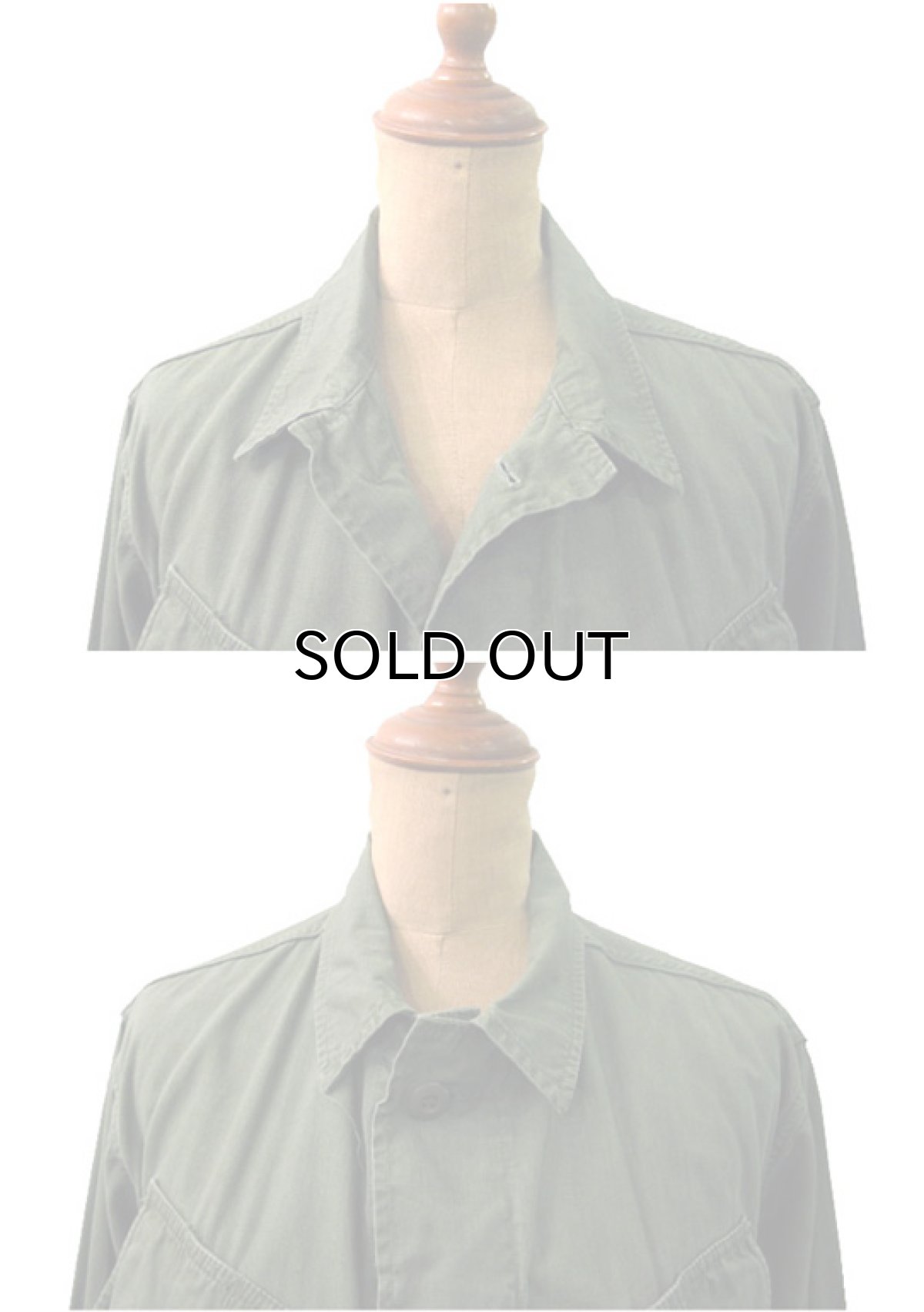 画像3: 1967's US Military Cotton / Poplin Tropical Jacket　size 表記 X-Small - Regular (3)