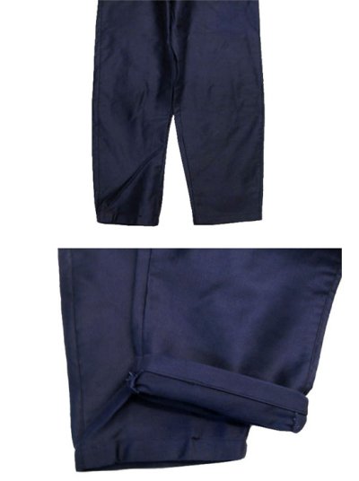 画像2: 1930~40's French Blue Moleskin Work Trousers　size w 30 ~ 31.5 inch (表記 42)