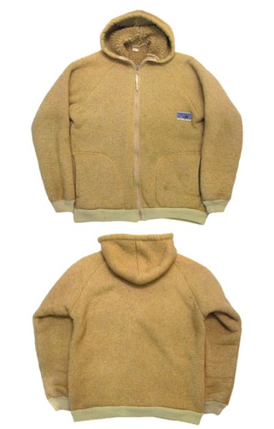 画像1: 1970's "Patagonia"  Full Zip Pile Parka Jacket　size M  (表記 L)