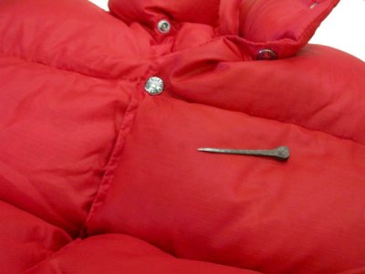 画像3: 1970-80's "THE NORTH FACE" RIP STOP Down Vest  RED　size S - M  (表記 S)