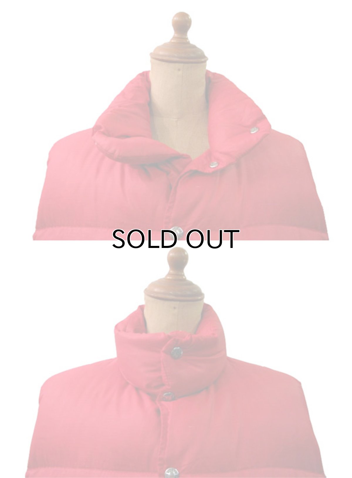 画像3: 1970-80's "THE NORTH FACE" RIP STOP Down Vest  RED　size S - M  (表記 S) (3)