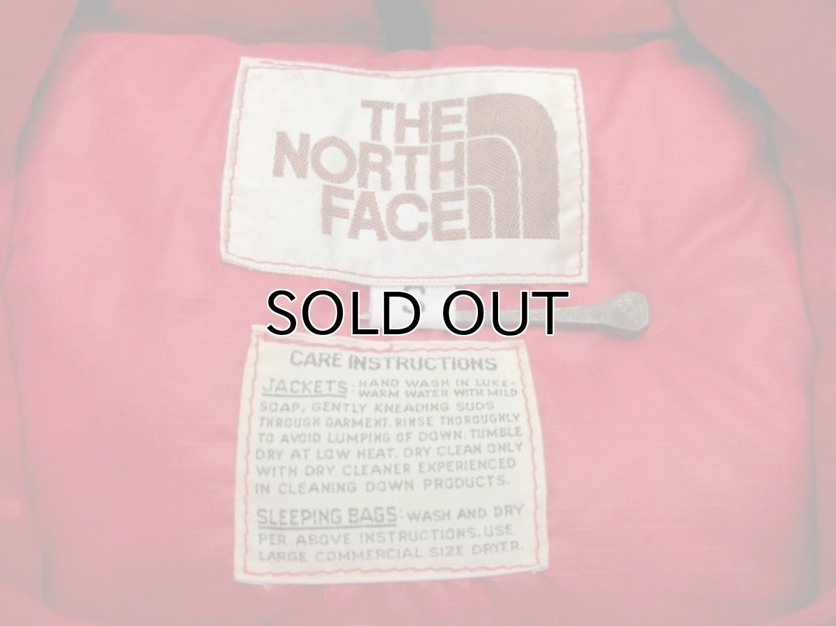 画像4: 1970-80's "THE NORTH FACE" RIP STOP Down Vest  RED　size S - M  (表記 S) (4)
