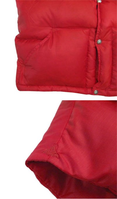 画像2: 1970-80's "THE NORTH FACE" RIP STOP Down Vest  RED　size S - M  (表記 S)