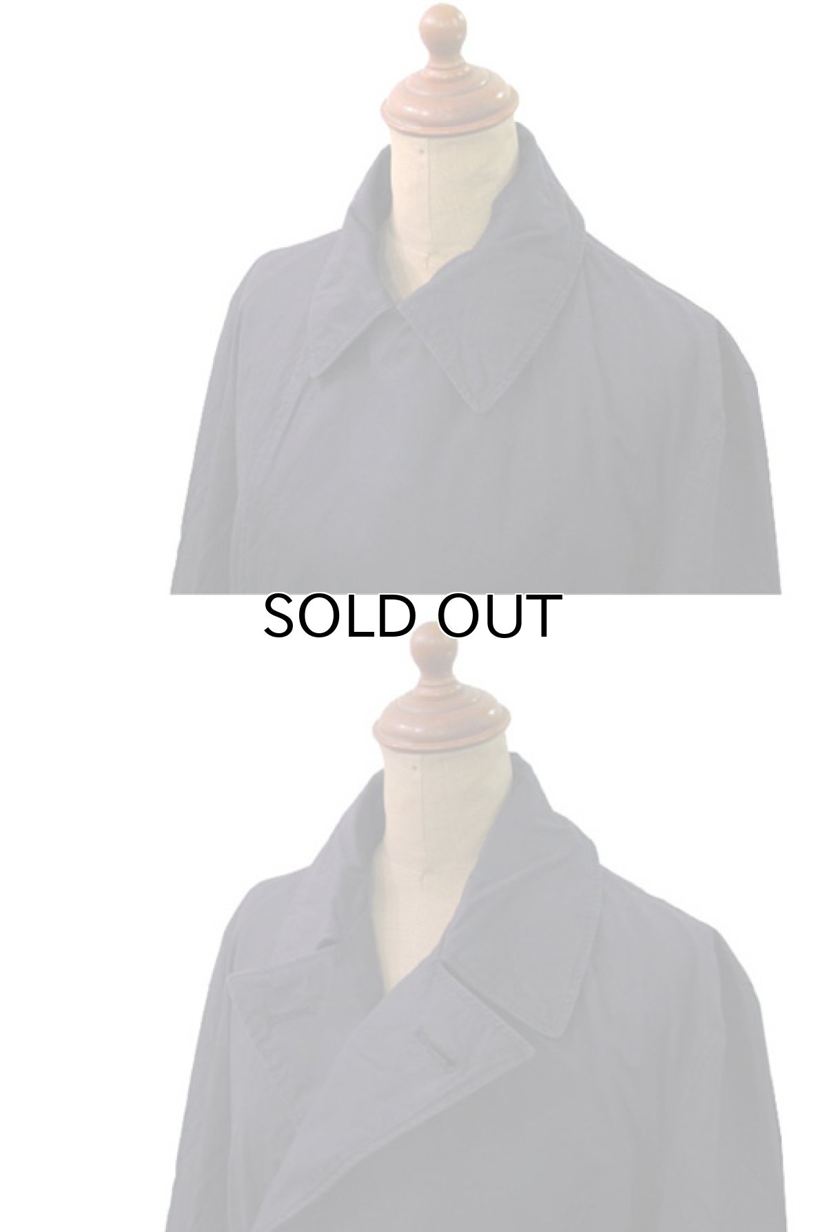 画像3: 1960-70's US NAVY  Trench Coat  color NAVY　size S - M  (表記 SMALL) (3)