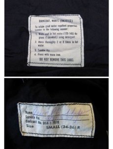 画像4: 1960-70's US NAVY  Trench Coat  color NAVY　size S - M  (表記 SMALL) (4)