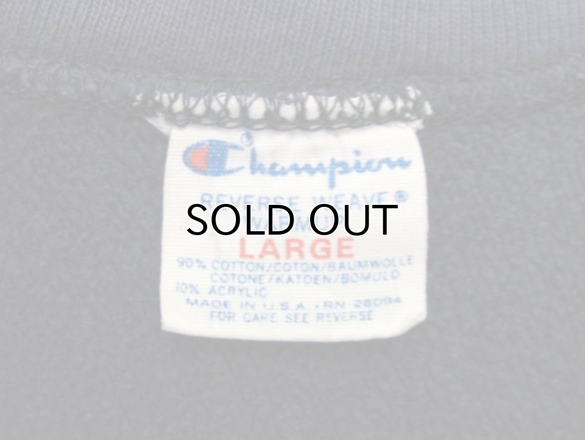 画像3: 1980's "champion" Reverse Weave "DRAKE"  NAVY　size M - L  (表記 LARGE) (3)