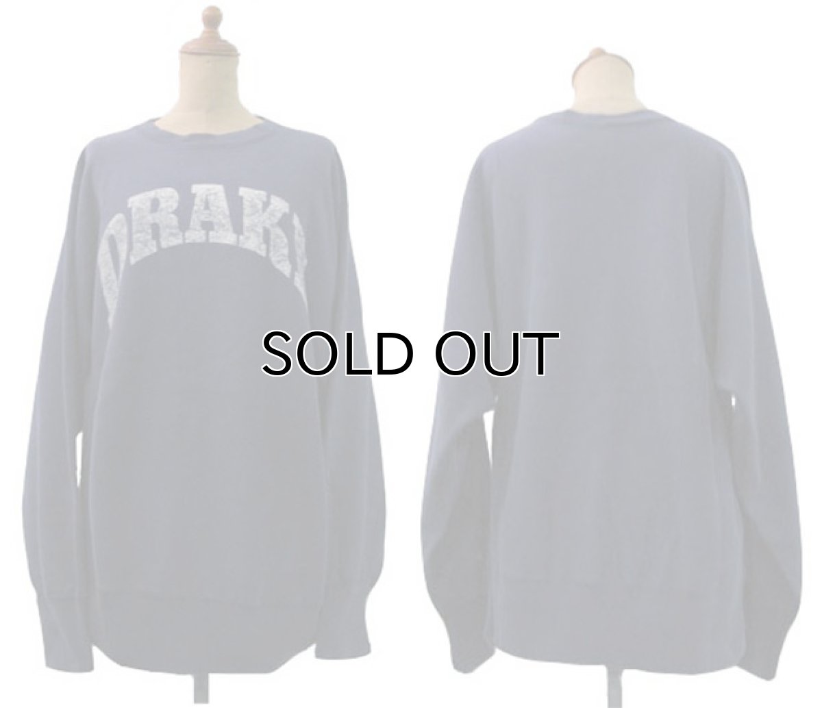 画像2: 1980's "champion" Reverse Weave "DRAKE"  NAVY　size M - L  (表記 LARGE) (2)