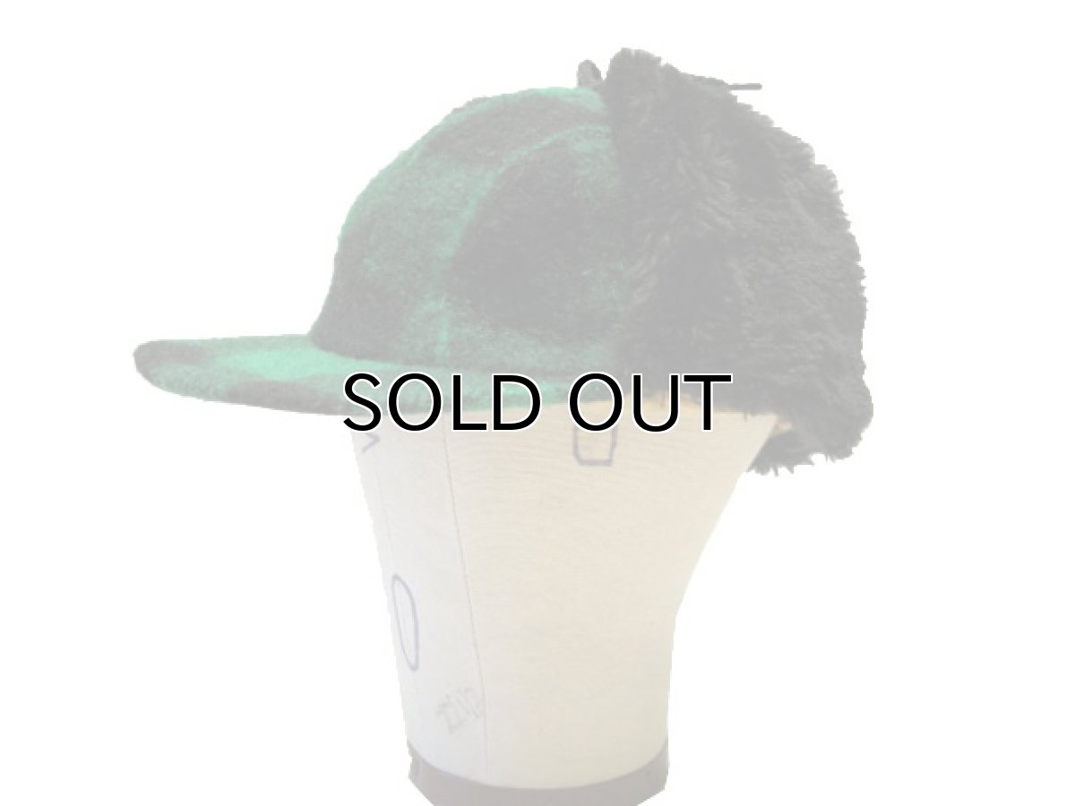 画像2: UNKNOWN OLD Green Check Wool x Boa Cap (2)
