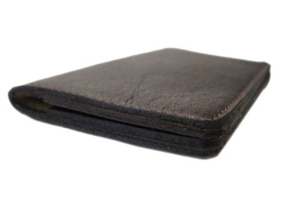 画像1: "JUTTA NEUMANN" Leather Card Case  color : BROWN / MASTERED   ONE SIZE