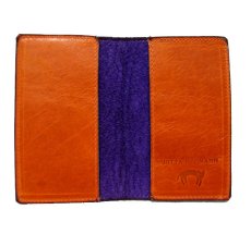 画像2: "JUTTA NEUMANN" Leather Card Case  color : 朱色 / PURPLE   ONE SIZE (2)