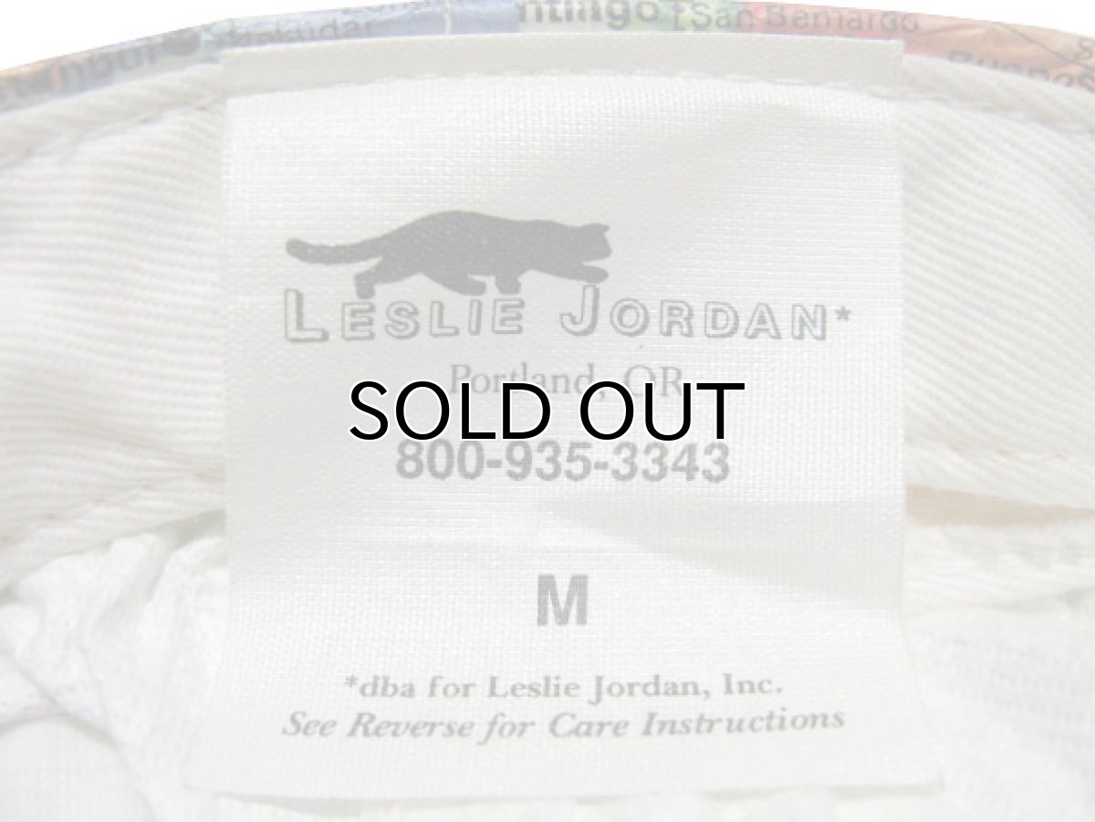 画像5: 1990's "LESLIE JODAN" TYVEK CAP　" WORLD MAP " (5)