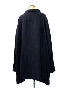 画像4: " Note and Pen the poem " ノートとペン 。 " The Swing Coat " Linen / Rayon　Dark Navy　ONE SIZE (4)