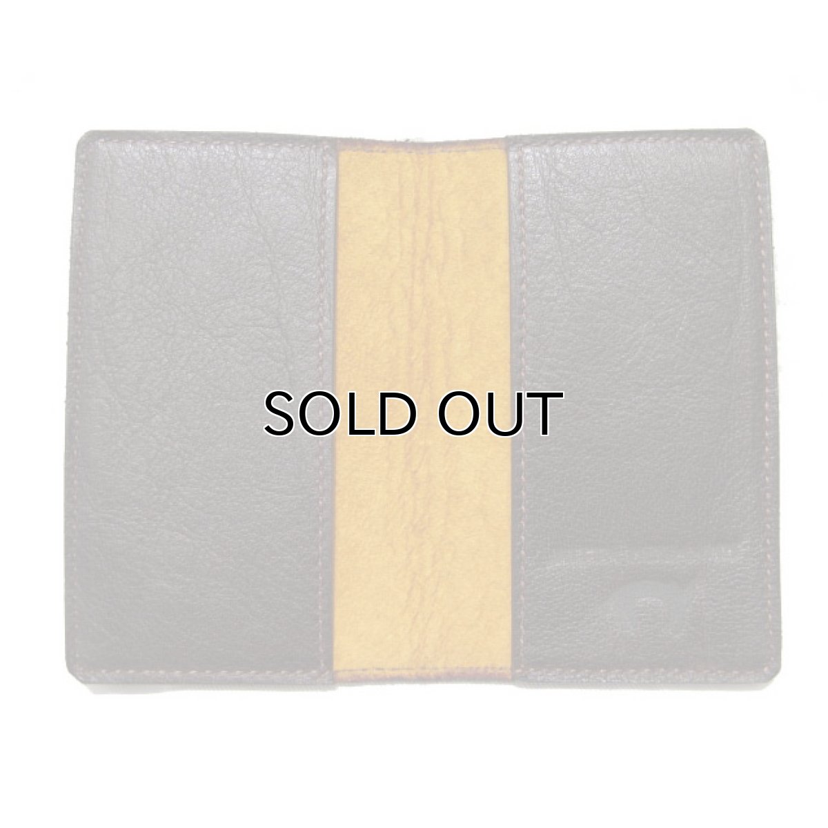 画像2: "JUTTA NEUMANN" Leather Card Case  color : BROWN / MASTERED   ONE SIZE (2)