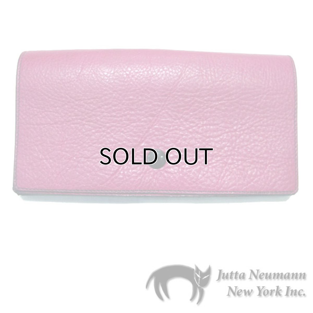 画像1: "JUTTA NEUMANN" Leather Wallet "the Waiter's Wallet"  color : PiNK  財布 ONE SIZE (1)