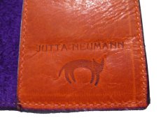 画像3: "JUTTA NEUMANN" Leather Card Case  color : 朱色 / PURPLE   ONE SIZE (3)