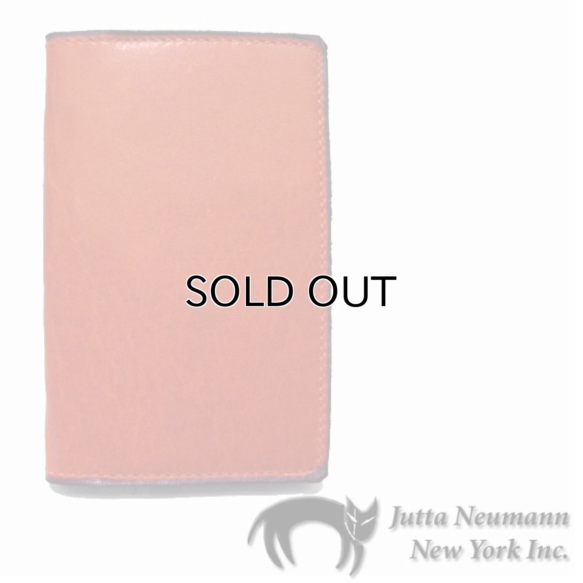 画像1: "JUTTA NEUMANN" Leather Card Case  color : 朱色 / PURPLE   ONE SIZE (1)