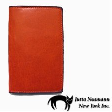 画像1: "JUTTA NEUMANN" Leather Card Case  color : 朱色 / PURPLE   ONE SIZE (1)