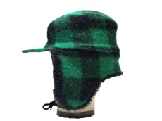 画像4: UNKNOWN OLD Green Check Wool x Boa Cap (4)