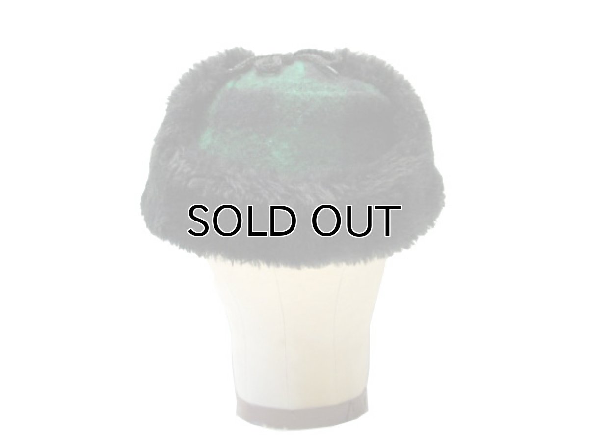 画像3: UNKNOWN OLD Green Check Wool x Boa Cap (3)