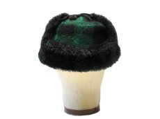 画像3: UNKNOWN OLD Green Check Wool x Boa Cap (3)