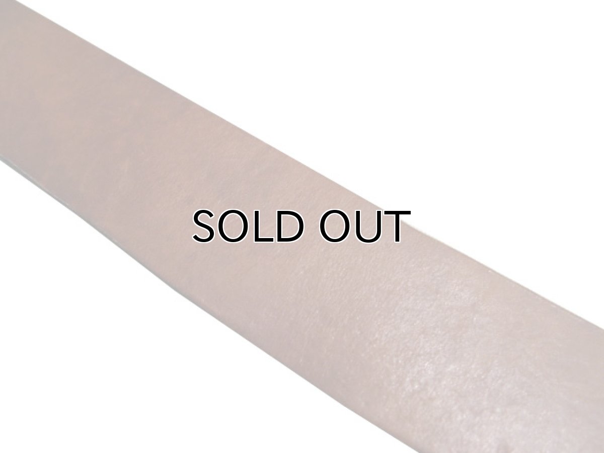 画像5: OLD Double Ring Leather Belt　BROWN　size　33 inch (5)