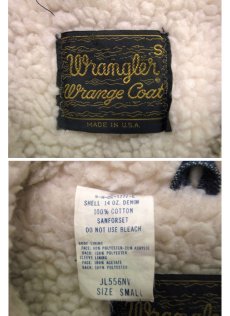 画像5: 1970's  Wrangler  "Wrange Coat"  Denim Boa Jacket　size 表記 S (5)