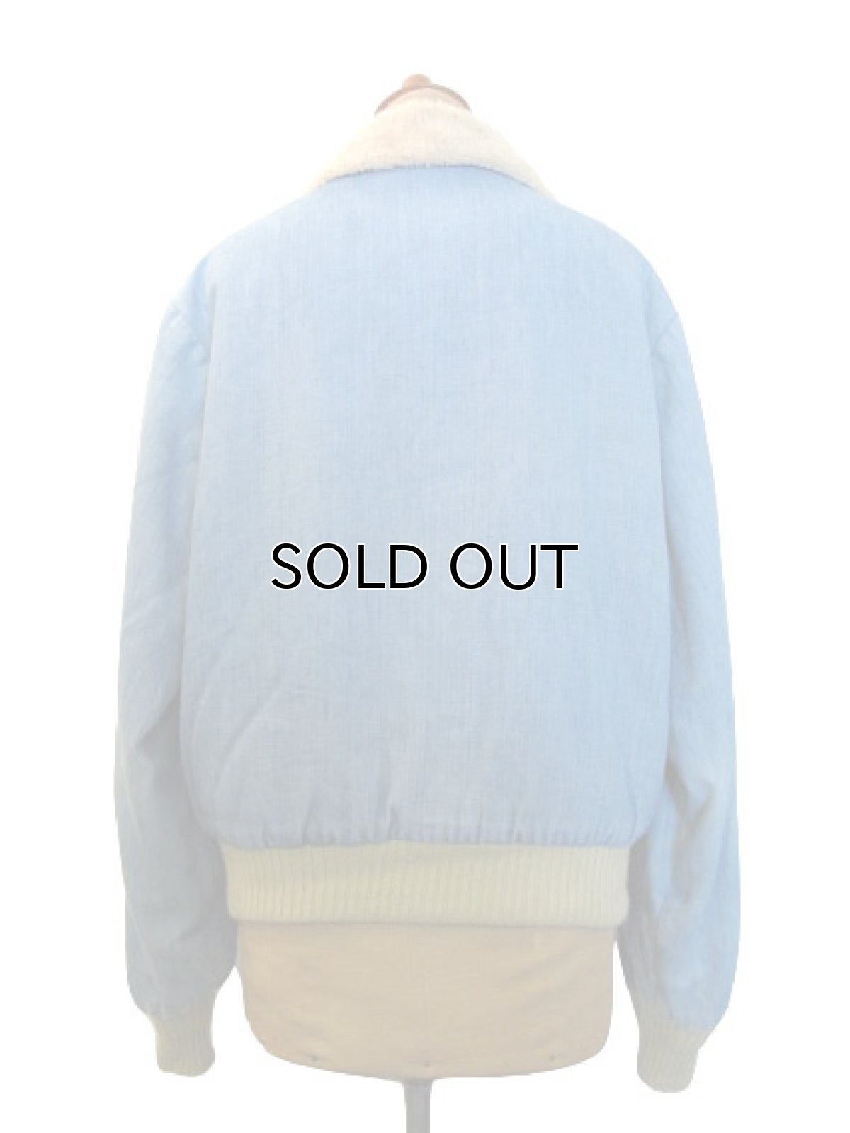 画像2: 1970's  Levi's  Denim Boa Jacket  lot 70543-0813　size 表記 S (2)