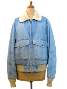 画像1: 1970's  Levi's  Denim Boa Jacket  lot 70543-0813　size 表記 S (1)