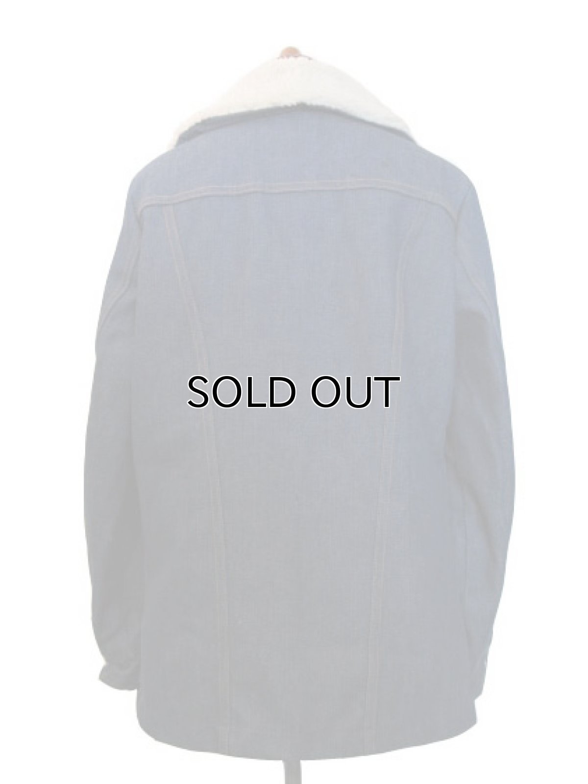 画像3: 1970's  Wrangler  "Wrange Coat"  Denim Boa Jacket　size 表記 S (3)