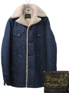 画像1: 1970's  Wrangler  "Wrange Coat"  Denim Boa Jacket　size 表記 S (1)