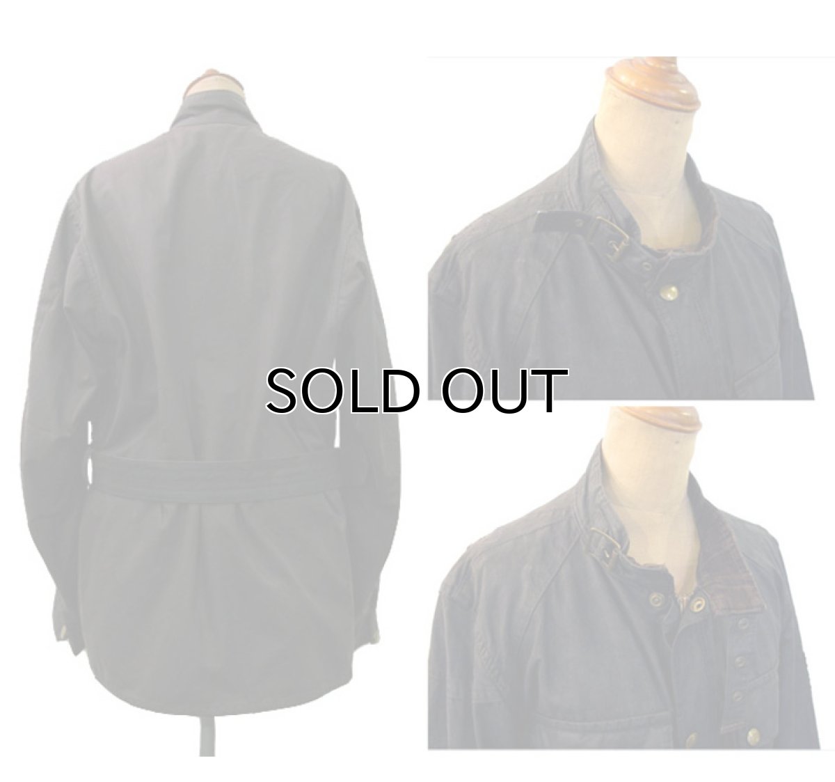 画像2: 1970's  Belstaff  "TRAIL MASTER JUNIOR" Wax Cotton Biker Jacket size S (表記 不明) (2)