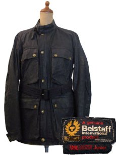 画像1: 1970's  Belstaff  "TRAIL MASTER JUNIOR" Wax Cotton Biker Jacket　size S (表記 不明) (1)