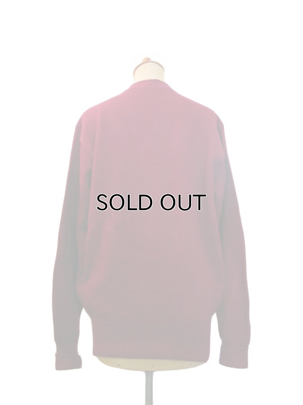 画像2: 1950's "LASLEY KNITTING CO." Lettered Knit Pullover　size S - M  (表記 無し) (2)