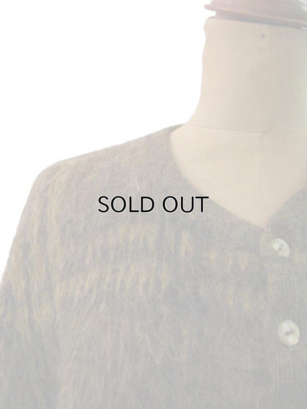 画像3: 1960's "Shag-A-Pac" Mohair Henly Neck Sweater　size S - M (表記 M) (3)