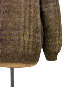 画像4: 1960's "Shag-A-Pac" Mohair Henly Neck Sweater　size S - M (表記 M) (4)