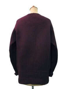 画像2: 1940's "JAMES W. BRINE CO." Lettered Pullover Sweater　size S - M (表記 無し) (2)