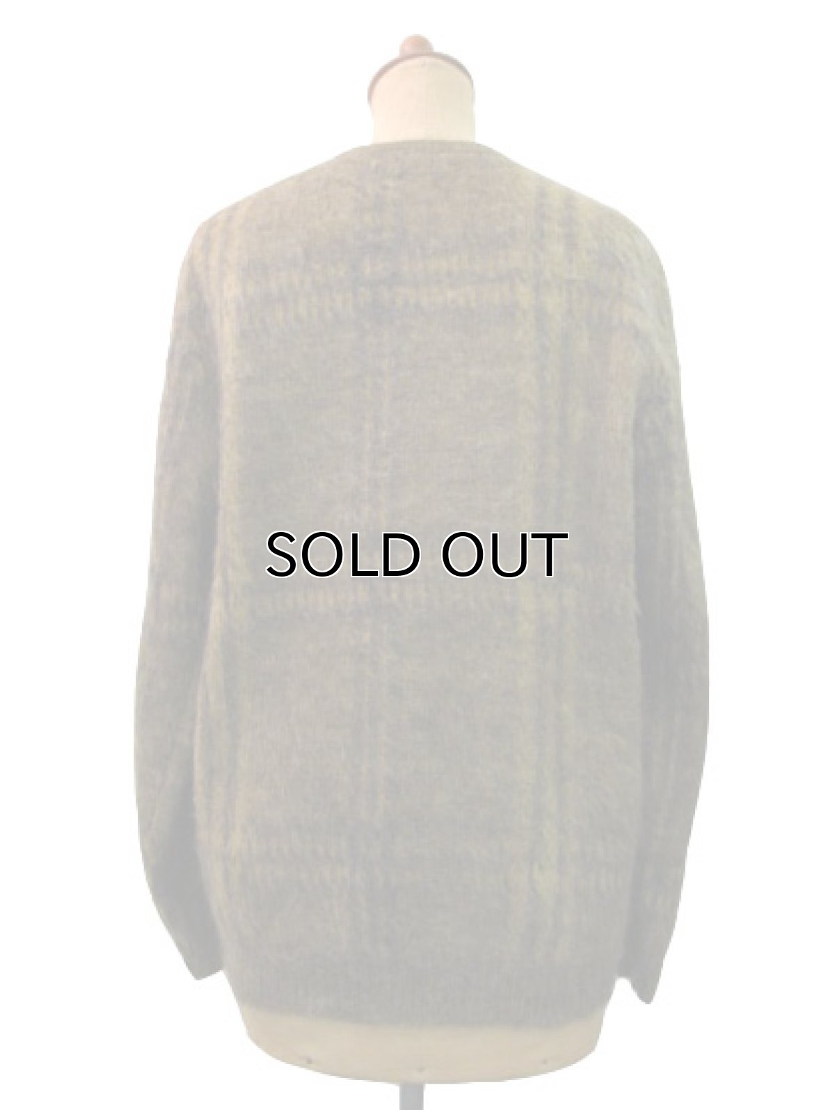 画像2: 1960's "Shag-A-Pac" Mohair Henly Neck Sweater　size S - M (表記 M) (2)