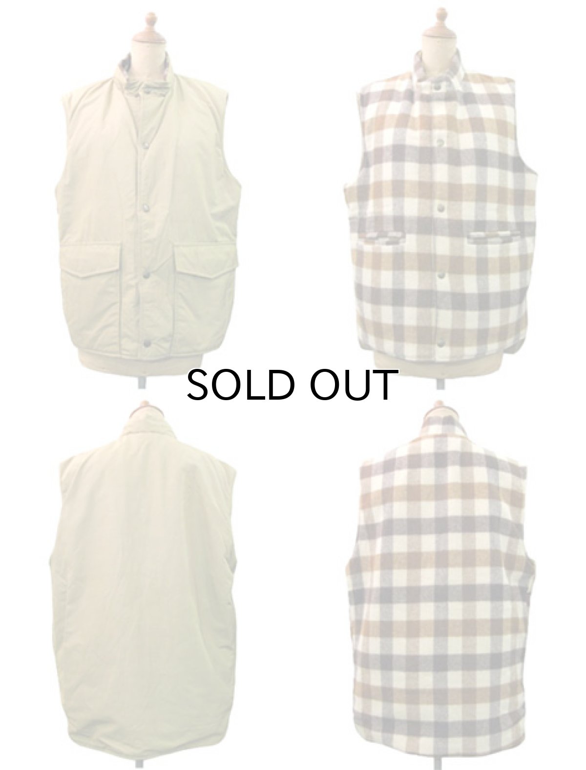 画像2: 1980's "L.L.Bean" Reversible Vest  Wool / 60:40　size M - L  (表記 M) (2)